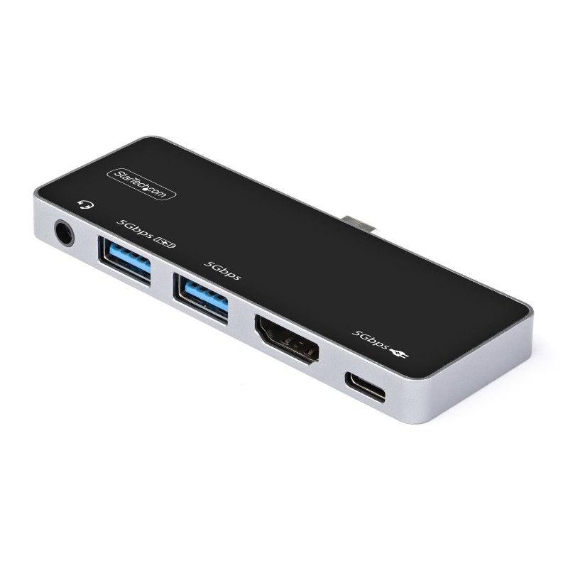 StarTech.com Adaptador Multipuertos USB C a HDMI 2.0 de 4K 60Hz - Entrega de Alimentación PD de 100W DKT30ICHPD
