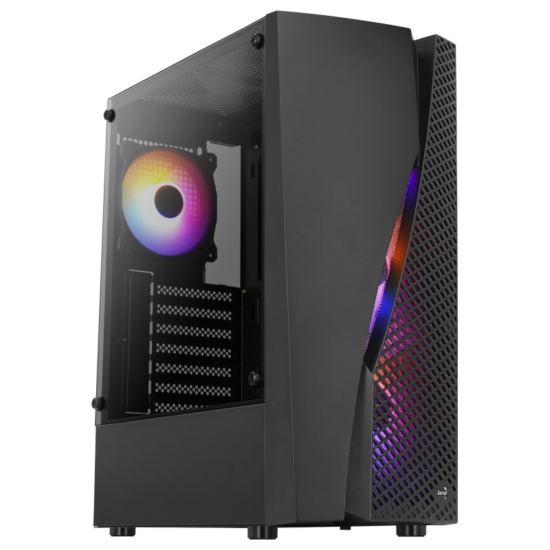 Aerocool WAVEBKV2 Caja PC ATX Cristal Templado 4xVentilador FRGB Negro