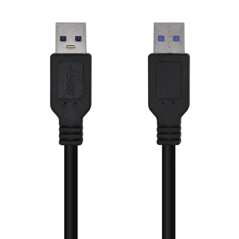 AISENS Cable USB 3.0, Tipo A M-A M, Negro, 3.0m A105-0448