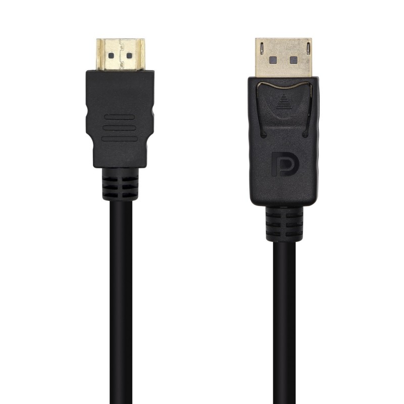 AISENS Cable Conversor DisplayPort A HDMI, DP M-HDMI M, Negro, 5.0m A125-0461