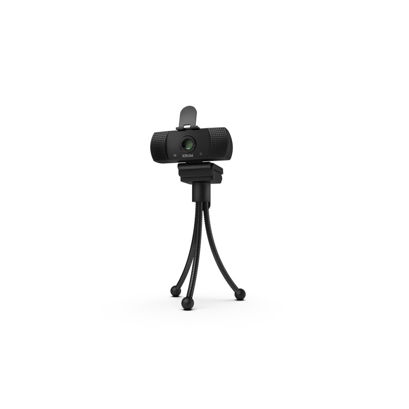 Krom Kam - Cámara Web - USB 2.0 - Negro NXKROMKAM
