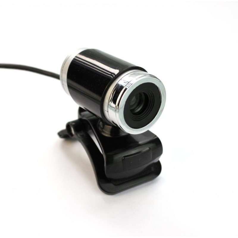 Leotec LEWCAM1001 cámara web 640 x 480 Pixeles USB 2.0 Negro, Plata