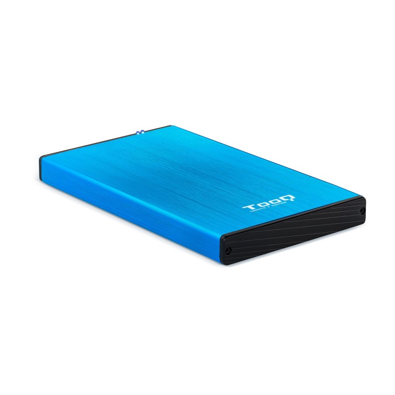 TooQ TQE-2527BL Caja de disco duro (HDD) Negro, Azul 2.5"