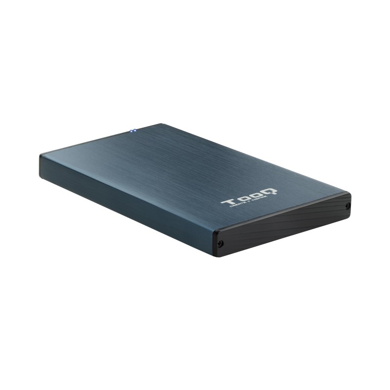 TooQ TQE-2527PB Caja de disco duro (HDD) Negro, Marina 2.5"