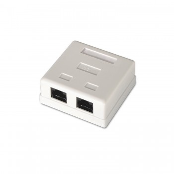 AISENS A139-0302 Caja de conexiones de red Cat6 - Blanco
