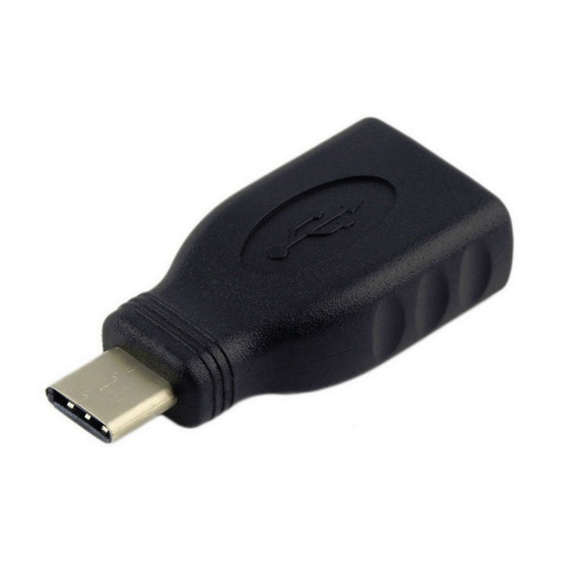 AISENS A108-0323 - Cambiador de género para cable USB-C USB-A - Negro