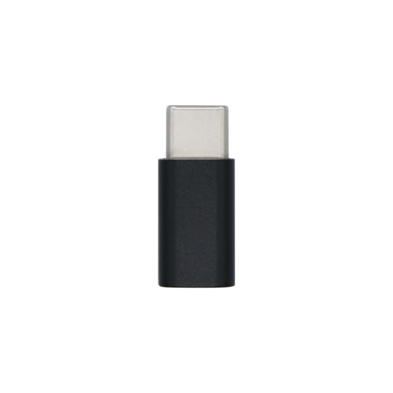AISENS - Mini Adaptador USB-С USB 2.0, Tipo Micro-B H-USB-С M - Negro A108-0414