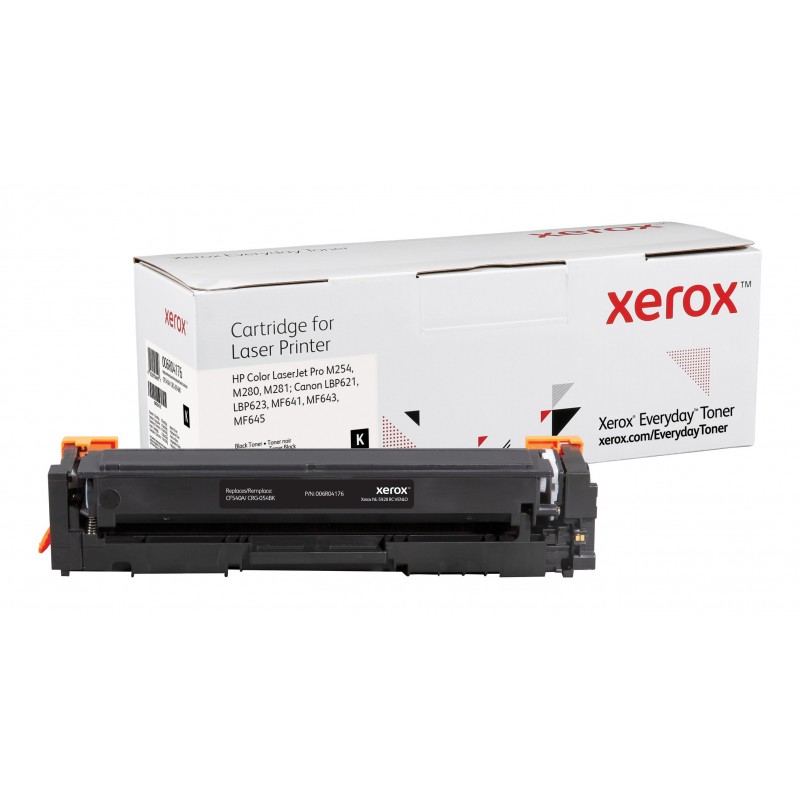 Compatible Everyday Tóner Negro Equivalente a CF540A CRG-054BK para HP LaserJet MFP M280, HP LaserJe 006R04176