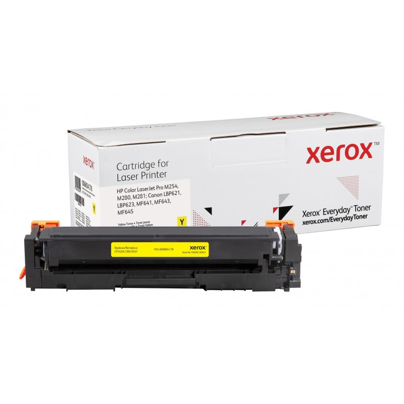 Compatible Everyday Tóner Amarillo Equivalente a CF542A CRG-054Y para HP LaserJet MFP M280, HP Laser 006R04178