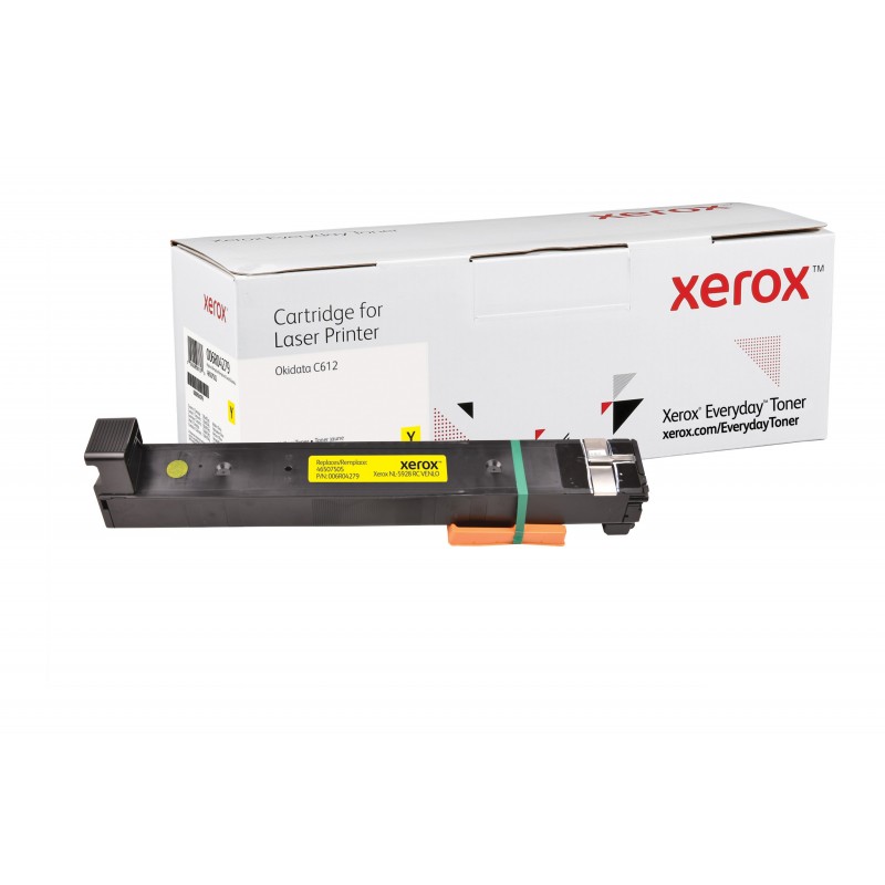 Compatible Everyday Tóner de Rendimiento estándar Amarillo Equivalente a 46507505 para Okidata C612  006R04279