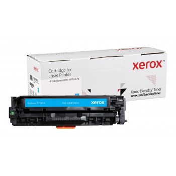 Compatible Everyday Tóner Cian Equivalente a CF381A para HP Color LaserJet M476  006R03818