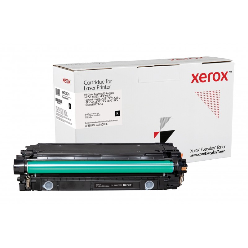 Compatible Everyday Tóner Negro Equivalente a CF360X  CRG-040HBK para HP Color LaserJet Enterprise M 006R03679