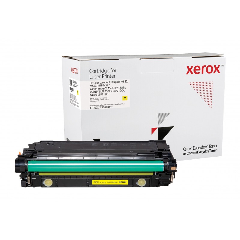 Compatible Everyday Tóner Amarillo Equivalente a CF362X  CRG-040HY para HP Color LaserJet Enterprise 006R03681