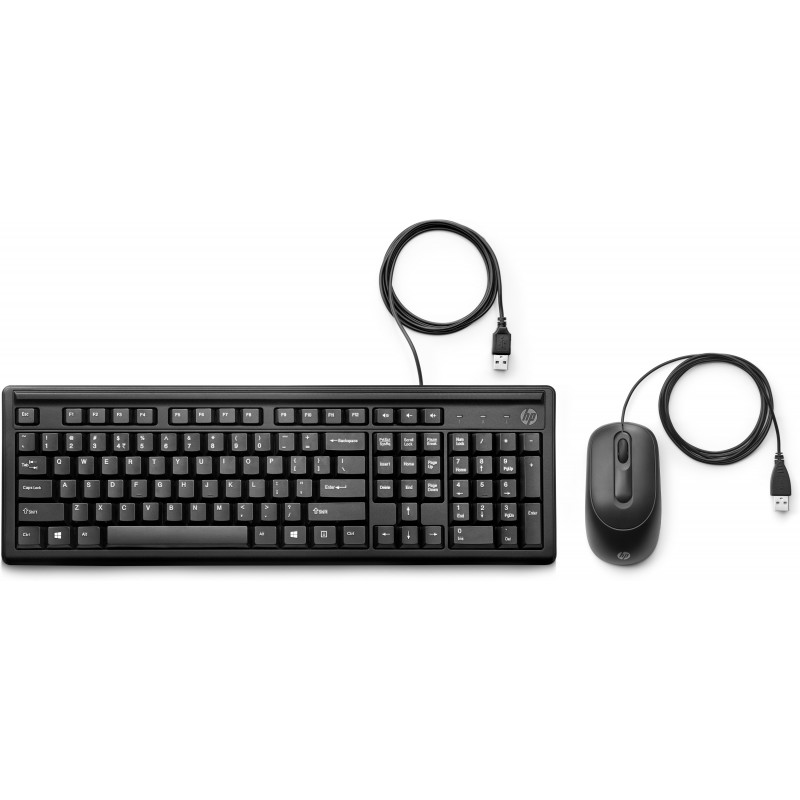 HP Teclado y ratón con cable HP- 160 6HD76AA