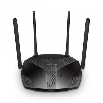 Mercusys MR70X - Doble banda (2,4 GHz   5 GHz) - Gigabit Ethernet - Negro