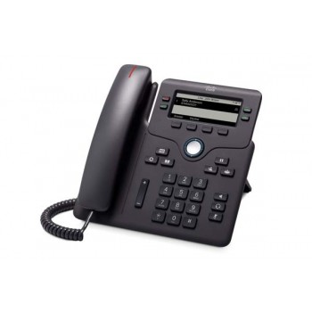 Cisco 6851 teléfono IP 4 líneas - Negro  CP-6851-3PW-CE-K9