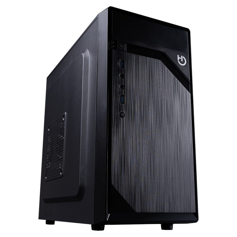 Caja Minitorre Hiditec Q2PRO PSU con Fuente 500W - Negro CHA010032