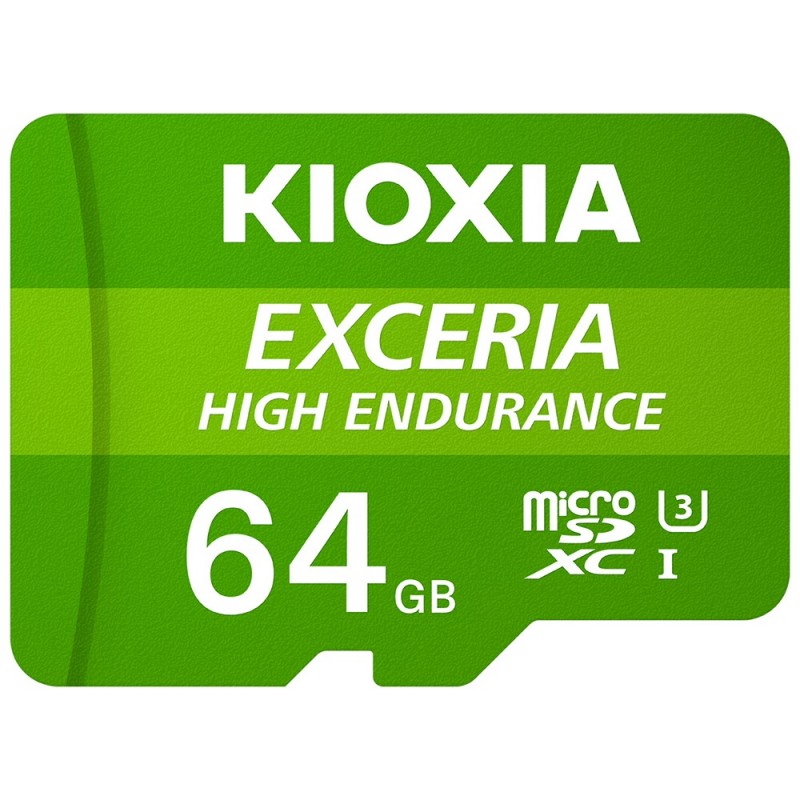 Kioxia Exceria High Endurance 64GB MicroSDXC Class 3 (U3) - Clase 10 LMHE1G064G