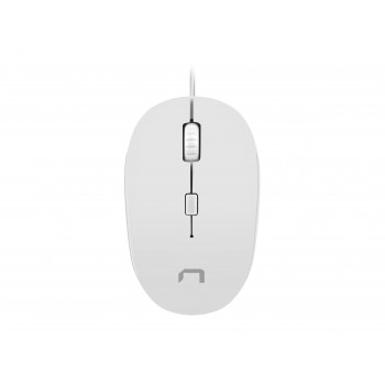 NATEC Sparrow Ratón Óptico 1200 DPI - Blanco NMY-1188