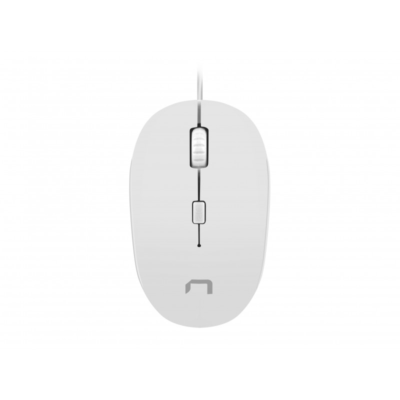 NATEC Sparrow Ratón Óptico 1200 DPI - Blanco NMY-1188