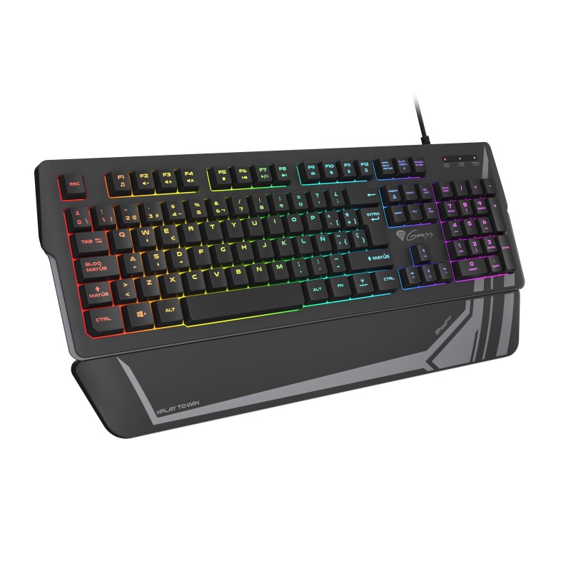 GENESIS Rhod 350 RGB teclado USB QWERTY Español Negro NKG-1729