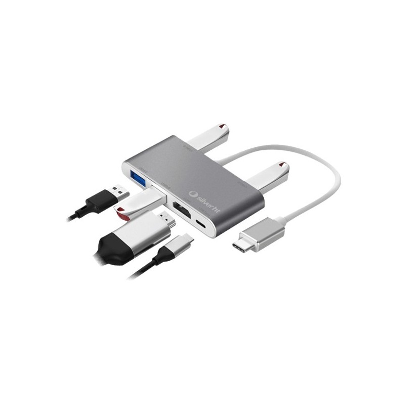SilverHt - Hub Logan USB-C - 6 en 1 112001240199