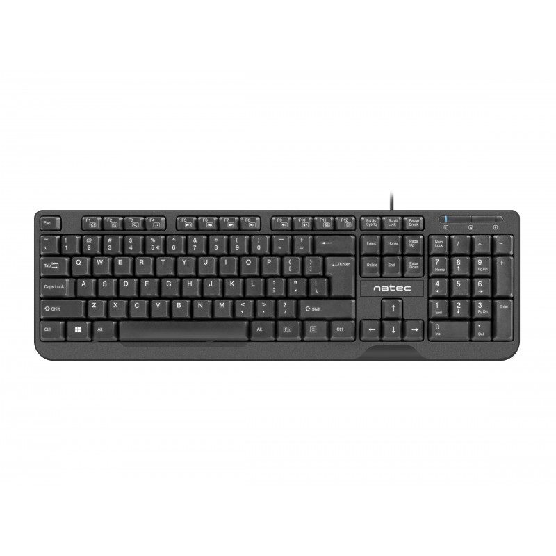 NATEC Trout - Teclado USB QWERTY Español - Negro NKL-1720