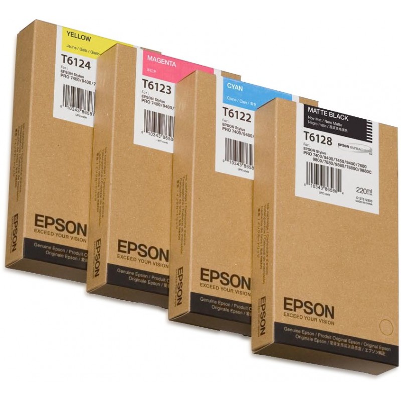 Epson Cartucho inkjet - T6128 - Negro mate C13T612800