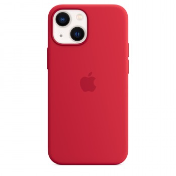 Apple - Funda de Silicona para Apple iPhone 13 Mini - Rojo MM233ZM A