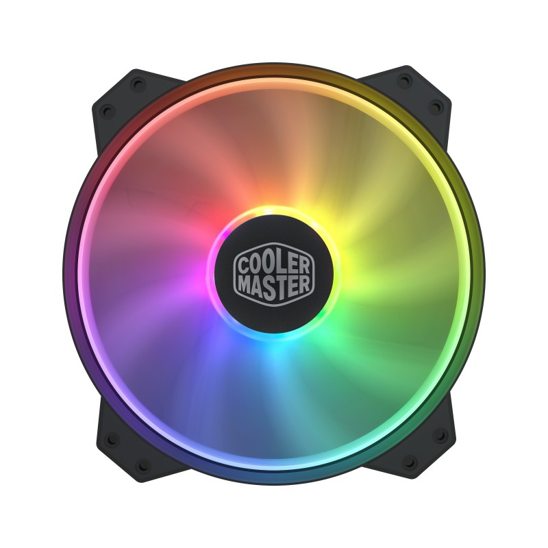 Cooler Master MasterFan MF200R ARGB - Carcasa del ordenador - Ventilador 20 cm - Negro  R4-200R-08FA-R1