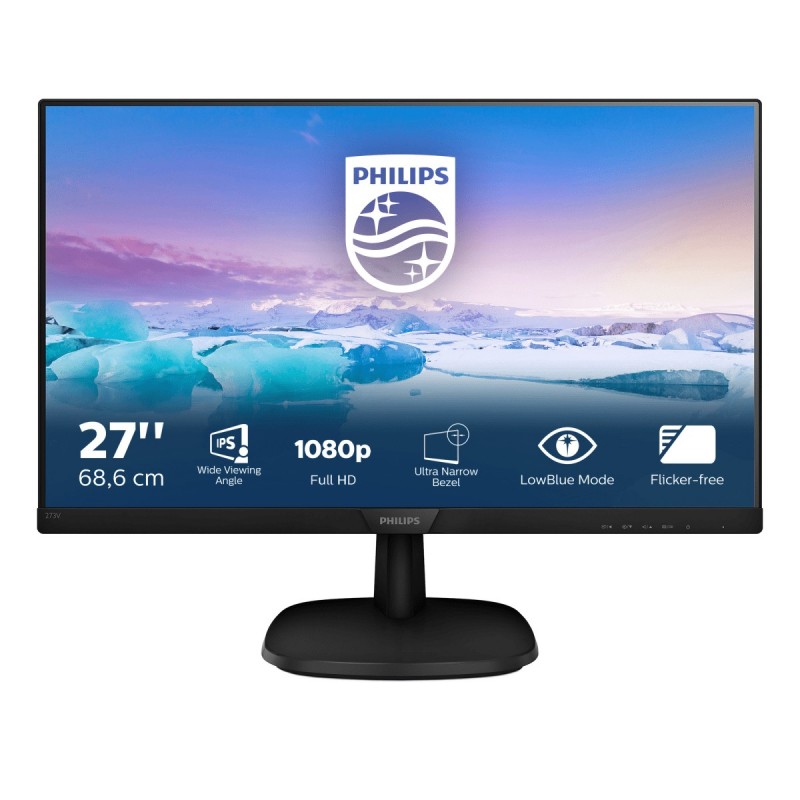 Philips V Line Monitor LCD Full HD 273V7QJAB 00 - 27" Full HD - LED - Negro - Hz