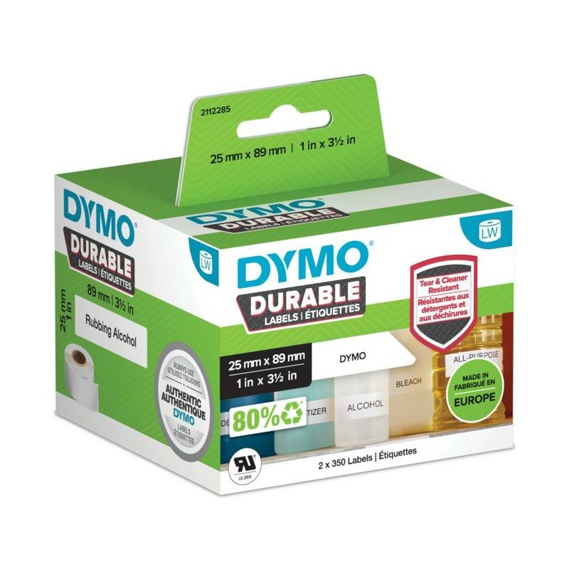 Dymo 2112285 Etiquetas LW Durable - 89 x 25mm - 2 rollos