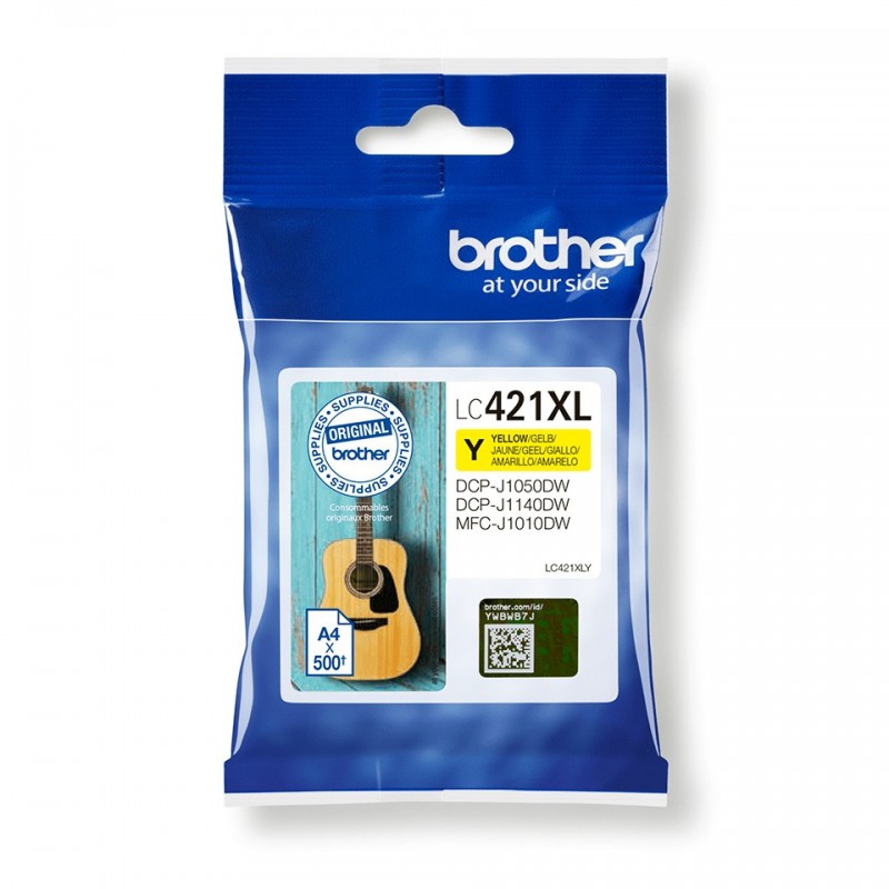 Brother LC-421XLY Cartucho de tinta - Magenta - (Original) LC421XLY