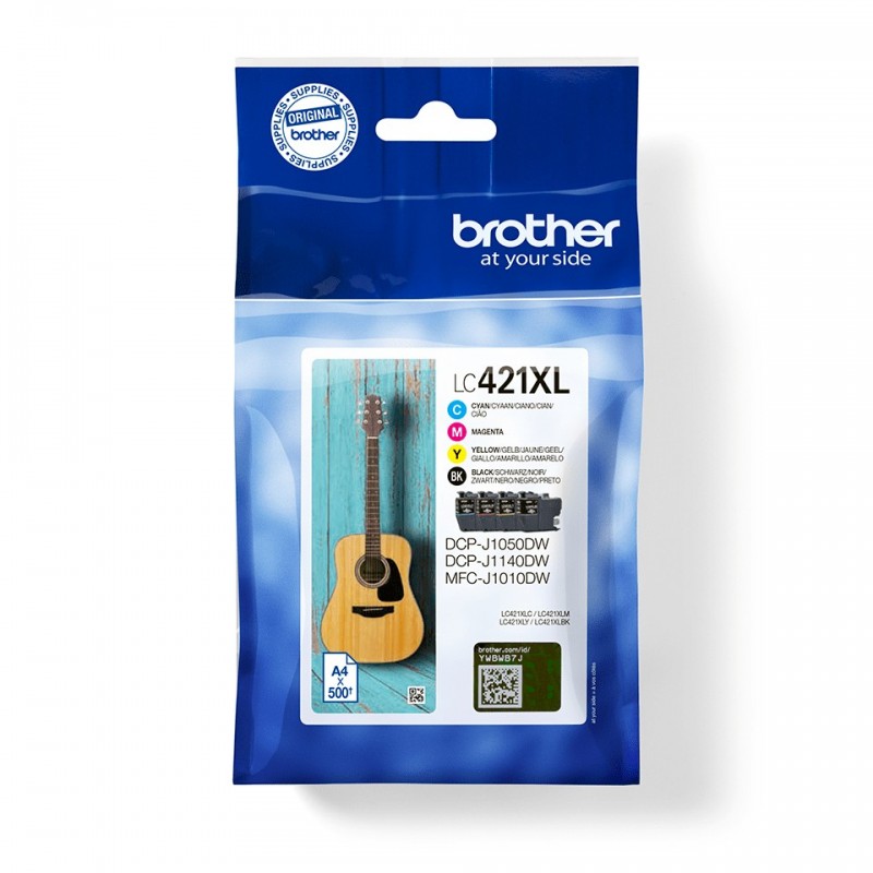 Brother LC-421XLVAL - 4 Cartuchos de tinta Multipack - (Original) LC421XLVAL