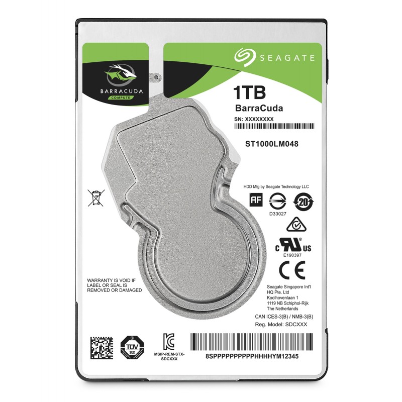 (Reacondicionado) Seagate Barracuda 1TB SATA III 2.5 5400 RPM ST1000LM048