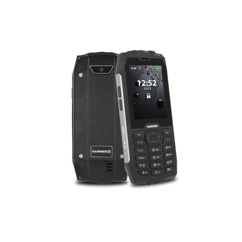 HAMMER 4 Negro, Plata TEL000486