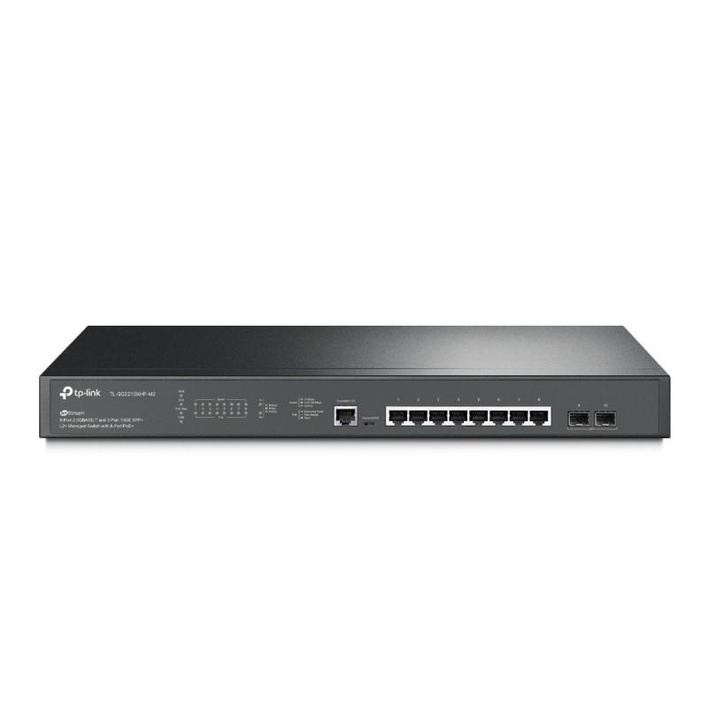 TP-LINK TL-SG3210XHP-M2 Gestionado L2+ 2.5G Ethernet (100 1000 2500) - Negro