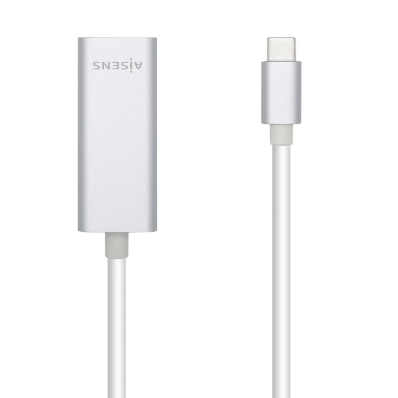AISENS Conversor USB3.1 Gen1 USB-C A Ethernet Gigabit - 10 100 1000 Mbps - 15 cm A109-0505