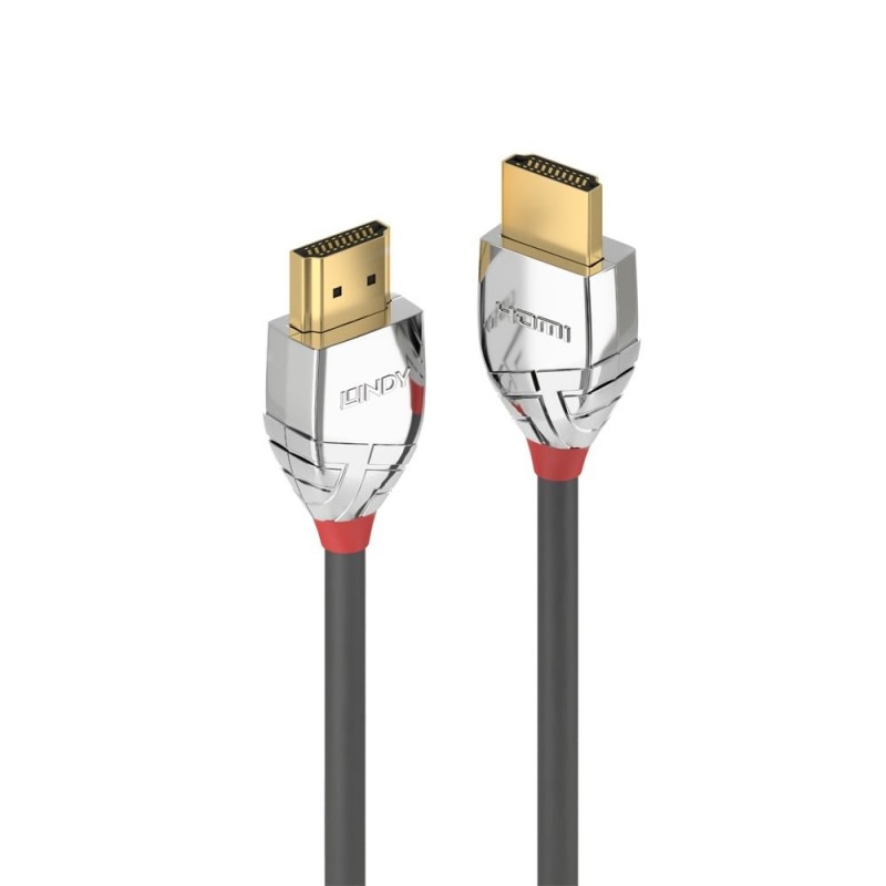 Lindy 37872 - 2 m HDMI Tipo A - (Estándar) - Gris, Plata
