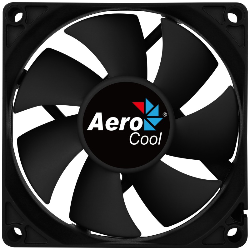 Aerocool Force Ventilador 80mm - Negro FORCE8BK
