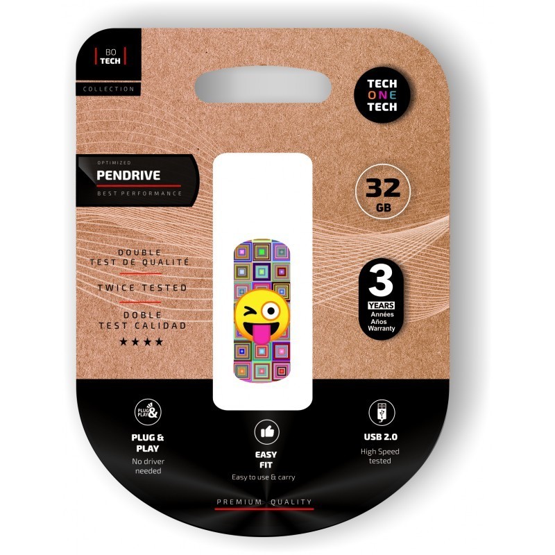 TECH1TECH TEC4402-32 USB 32 GB USB tipo A 2.0 - Multicolor