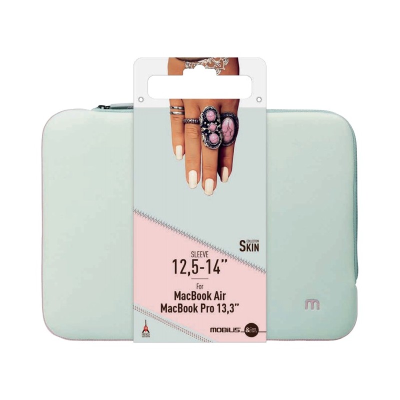 Mobilis 049005 - 14" - Funda - (14") - Gris, Rosa