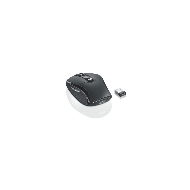 Fujitsu WI660 Ratón Ambidiestro - 2000DPI - Negro S26381-K471-L100