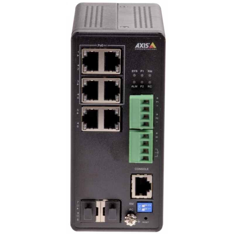Axis T8504-R Gestionado Gigabit Ethernet (10 100 1000) - (PoE) - Negro 01633-001