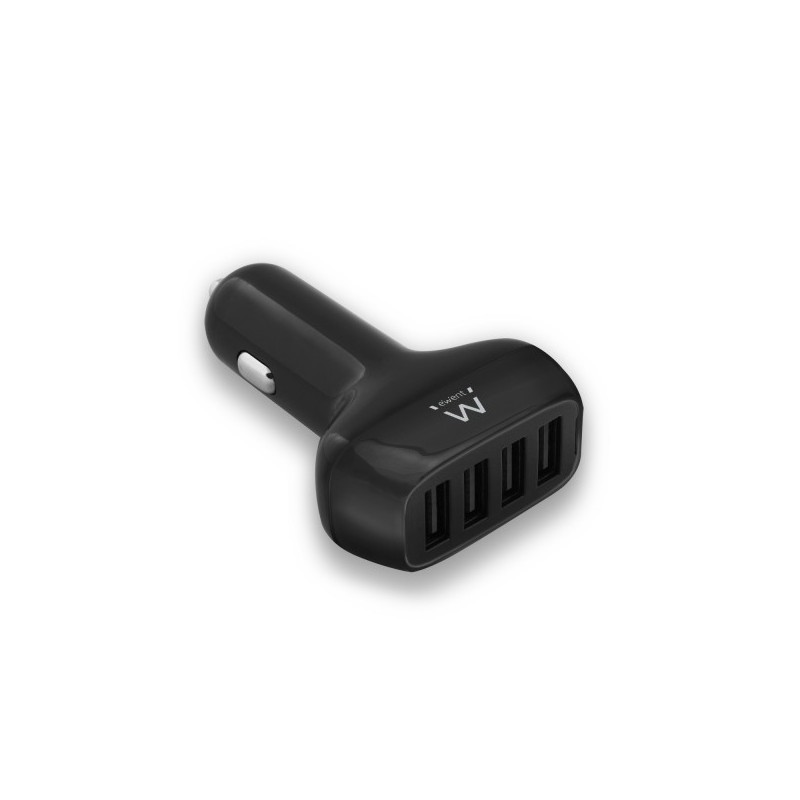 Ewent EW1354 Cargador Coche Puertos USB 9.6 - Negro