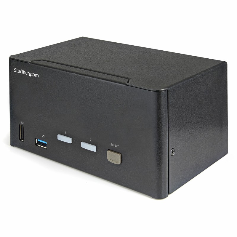 StarTech.com Switch Conmutador KVM de 2 Puertos DisplayPort 4K para 3 Monitores - Vídeo de 4K y 60Hz SV231TDPU34K
