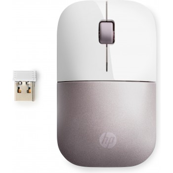 Ratón inalámbrico HP Z3700 - Blanco, Rosa  4VY82AAABB