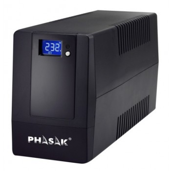 Phasak PH 9464 SAI 600VA LCD - Negro