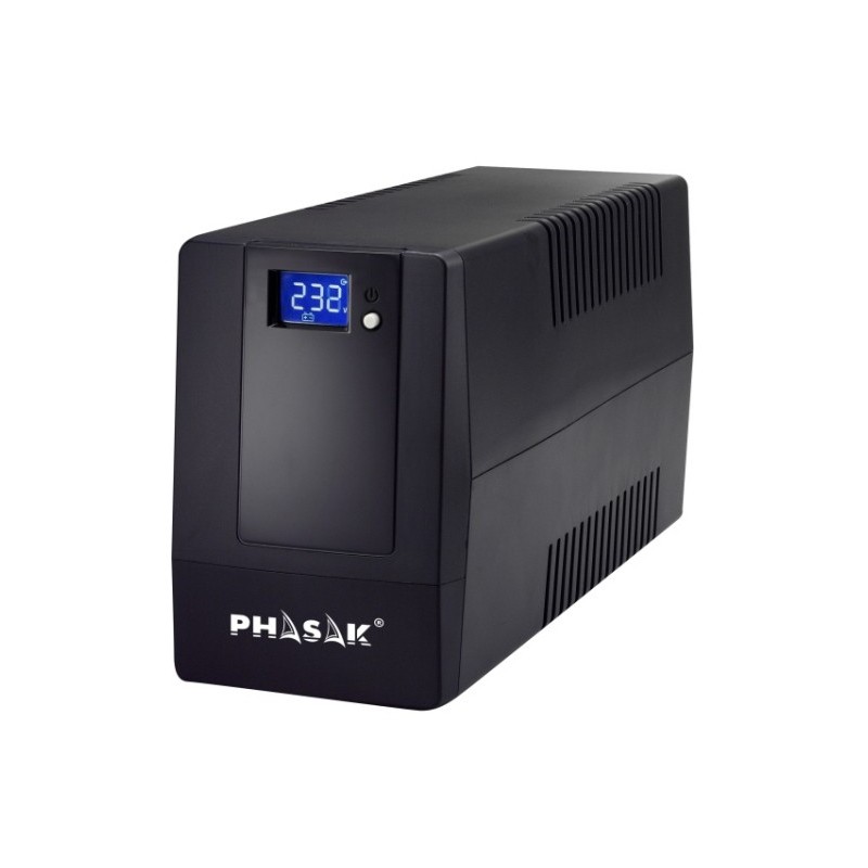 Phasak PH 9464 SAI 600VA LCD - Negro