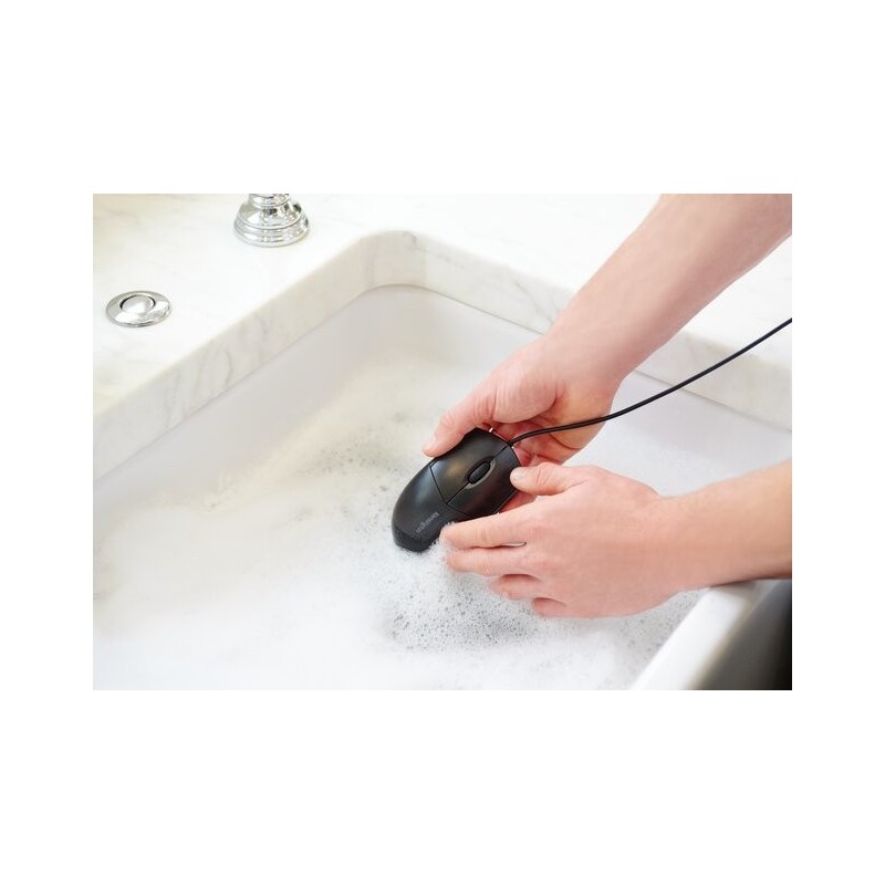 Kensington Ratón con cable lavable Pro Fit - Negro K70315WW